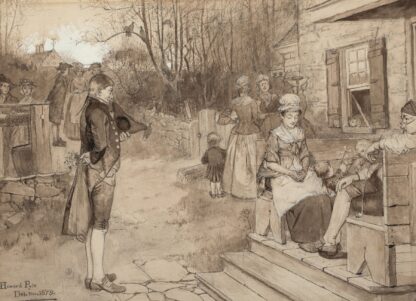 Sunday In Old Catskill by Howard Pyle