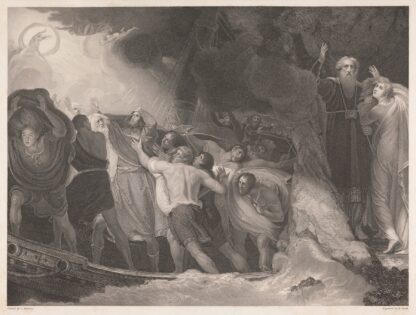 ‘Tempest’, Act I, Scene I by George Romney
