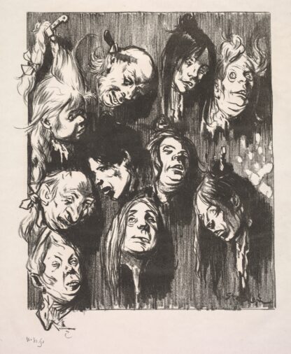 Ten Assassinations for a Penny by Théophile Alexandre Steinlen