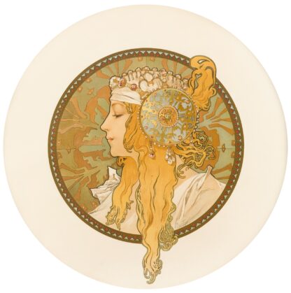 Têtes Byzantines by Alphonse Mucha