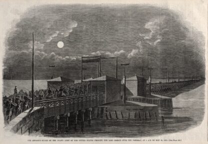 The Advance Guard of the Grand Army of the United States Crossing the Long Bridge over the Potomac, at 2 a.m. on May 24, 1861 by Winslow Homer