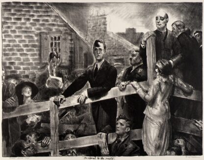 The Appeal to the People by George Wesley Bellows