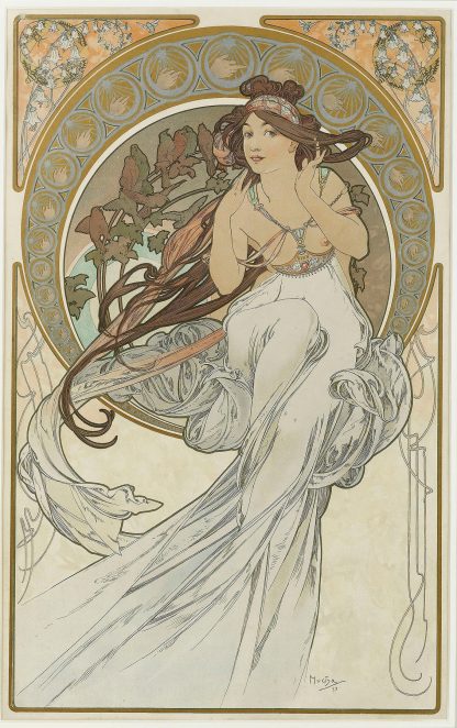The Arts 1 by Alphonse Mucha