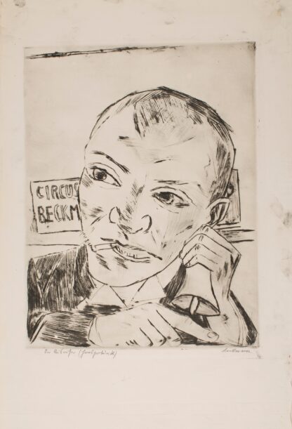 The Barker by Max Beckmann