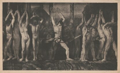 The barricade by George Wesley Bellows