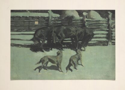 The call for help by Frederic Remington