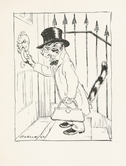 The Cat and the Birds by Arthur Rackham