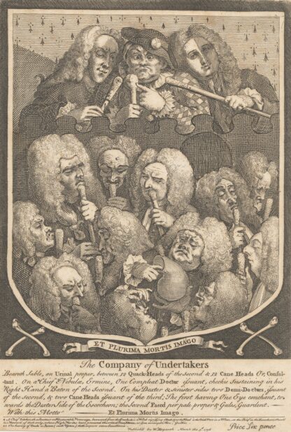 The Company of Undertakers by William Hogarth