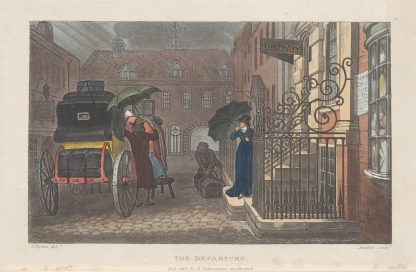 The Departure by Thomas Rowlandson