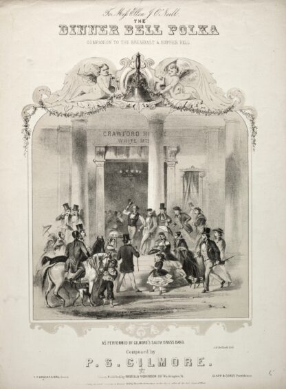 The Dinner Bell Polka – Sheet Music Cover by Winslow Homer