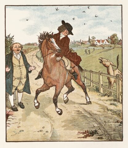The Diverting History of John Gilpin pl6 by Randolph Caldecott