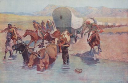 The emigrants by Frederic Remington
