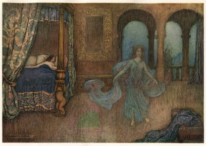 The Fairy appearing to the Prince by Warwick Goble