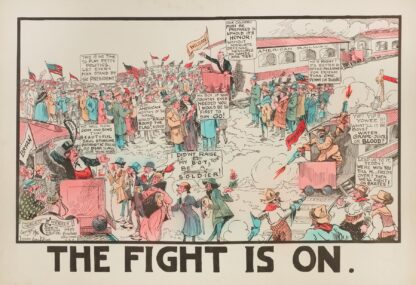 The Fight Is On by Carey Cartoon Service