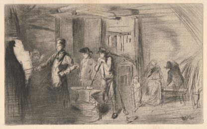 The forge by James Abbott McNeill Whistler