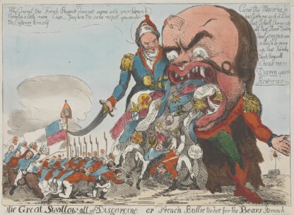 The Great Swallow All!!! Disgorging, or French Bullie too Hot for the Bears Stomach by John Cawse