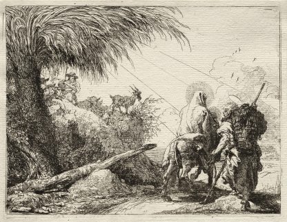 The Holy Family and the Palm Tree by Giovanni Domenico Tiepolo