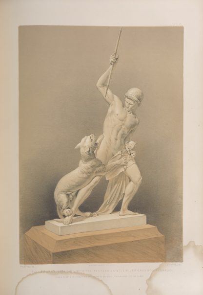 The hunter fighting with the panther by Matthew Digby Wyatt