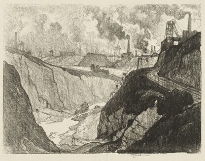 The Iron Mine by Joseph Pennell