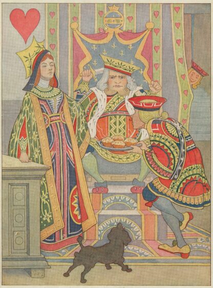 The knave of hearts, brought back the tarts, and vowed he’d steal no more. by Elmer Boyd Smith