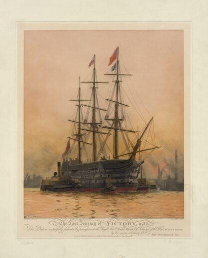 The last journey of ‘Victory,’ by William Lionel Wyllie