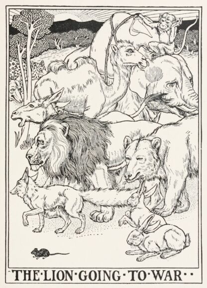The Lion Going to War by Percy J. Billinghurst