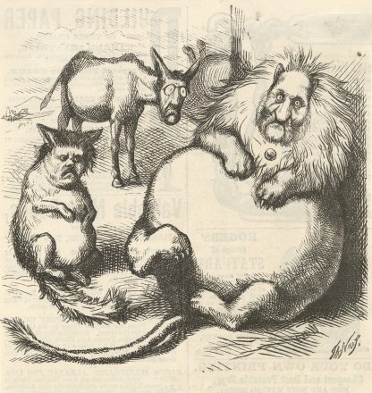 The lion’s share by Thomas Nast