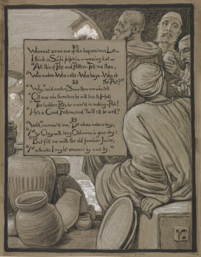 The Loquacious Vessels by Elihu Vedder