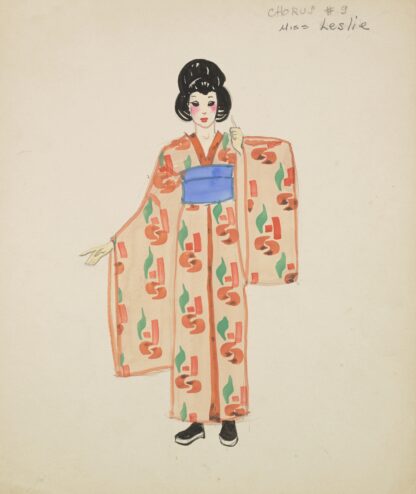 The Mikado: Chorus #9 Miss Leslie by Maxine Borowsky