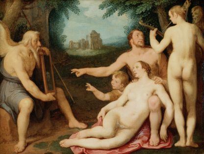 The Mirror of Time by Cornelis Cornelisz Van Haarlem