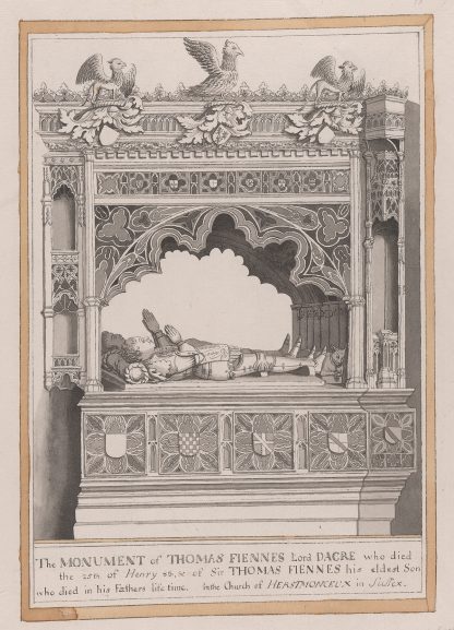The Monument of Thomas Fiennes by James Lambert of Lewes
