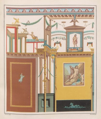 The most beautiful walls in Pompeii Pl.11 by Victor Steeger