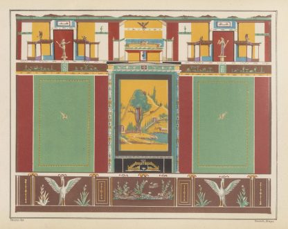 The most beautiful walls in Pompeii Pl.16 by Victor Steeger