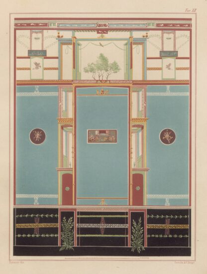 The most beautiful walls in Pompeii Pl.19 by Victor Steeger