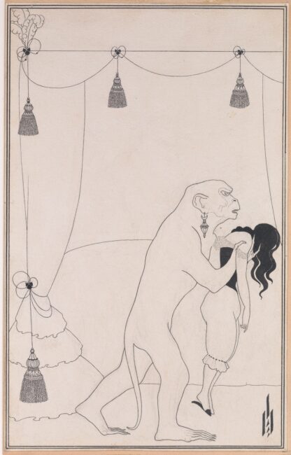 The Murders in the Rue Morgue, for Edgar Allan Poe’s ‘Tales of Mystery and the Imagination’ by Aubrey Vincent Beardsley