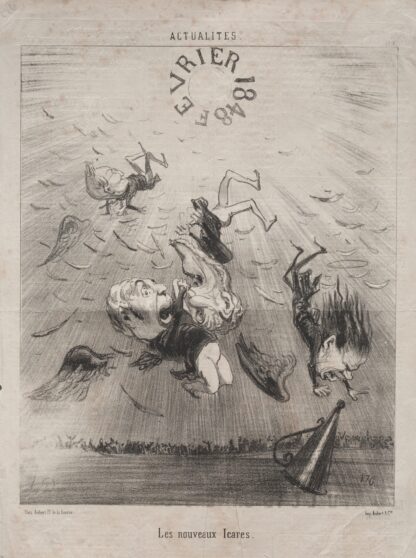 The new Icarus by Honoré Daumier