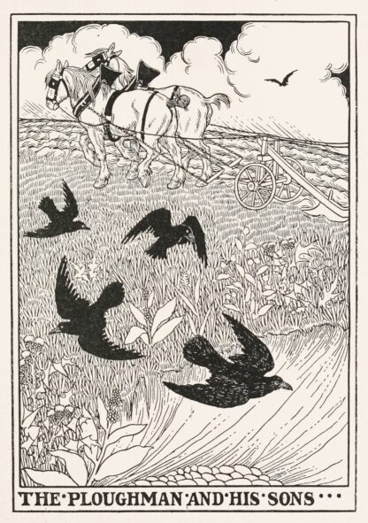 The Ploughman and his Sons by Percy J. Billinghurst
