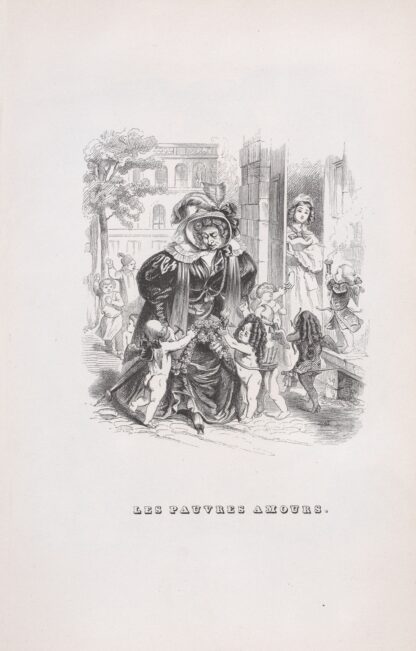 The Poor Putti by J. J. Grandville