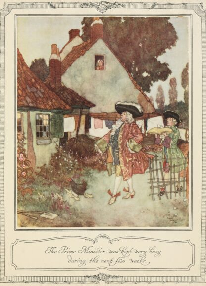 The Prime Minister was kept very busy during the next few weeks by Edmund Dulac