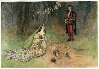 The Prince and Filadoro with the Snails by Warwick Goble