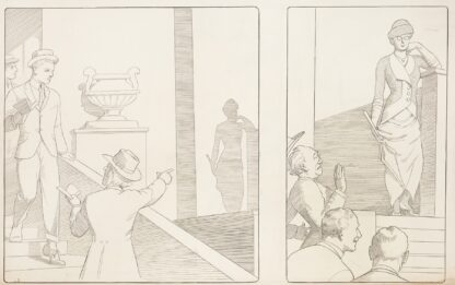 ‘The Professor; Now boys, that shadow tells me we are approaching a masterpiece….!’ by Otho Cushing