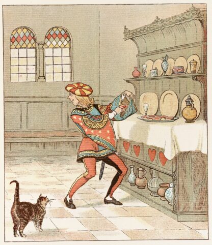 The Queen of Hearts Pl 4 by Randolph Caldecott