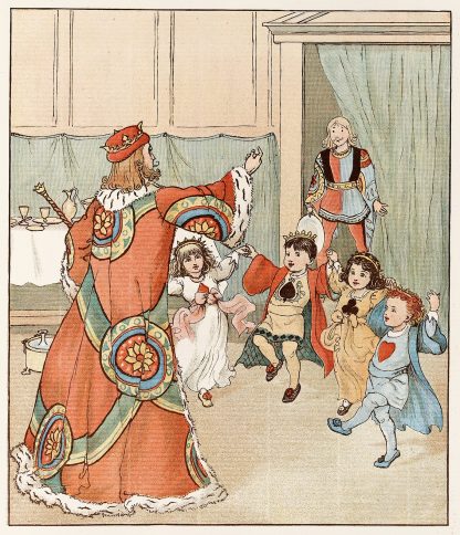 The Queen of Hearts Pl 6 by Randolph Caldecott