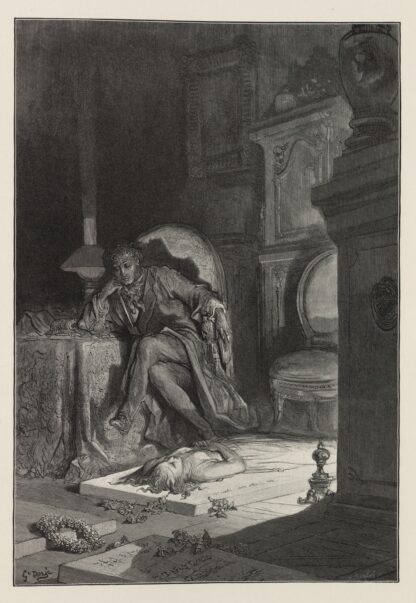 The Raven Pl.17 by Gustave Doré