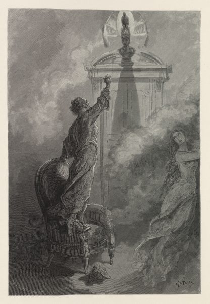 The Raven Pl.21 by Gustave Doré