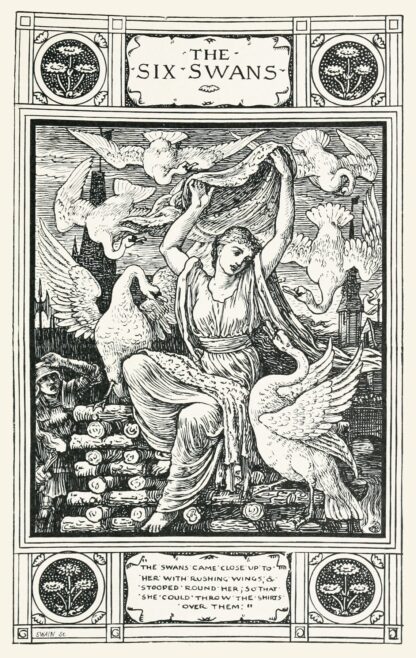 The Six Swans by Walter Crane