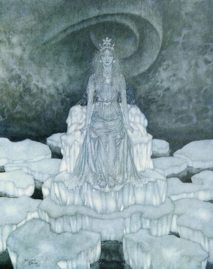 The Snow Queen Pl 7 by Edmund Dulac