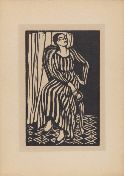 The Striped Dress by Roger Fry