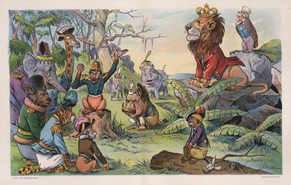 The threatened revolt in the jungle by John Samuel Pughe