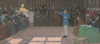 The Trial of Joan of Arc by Louis Maurice Boutet de Monvel